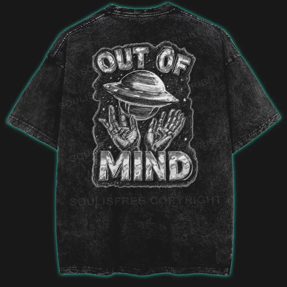 Designed Out of Mind, Into the Void Washed Space T-shirt