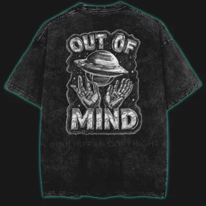 Out of Mind, Into the Void Washed Space T-shirt