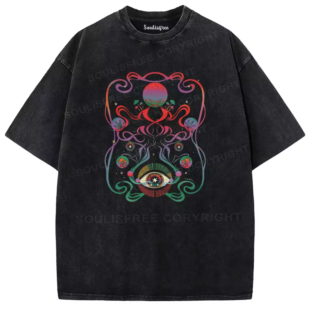 Cosmic Psychedelia Washed T-shirt