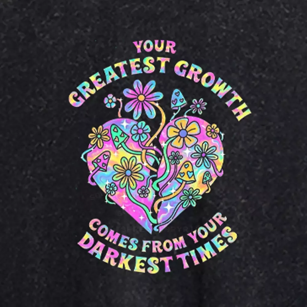 Soulisfree Heart of Growth Raglan Crop Tee