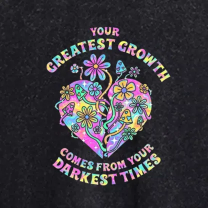 Soulisfree Heart of Growth Raglan Crop Tee