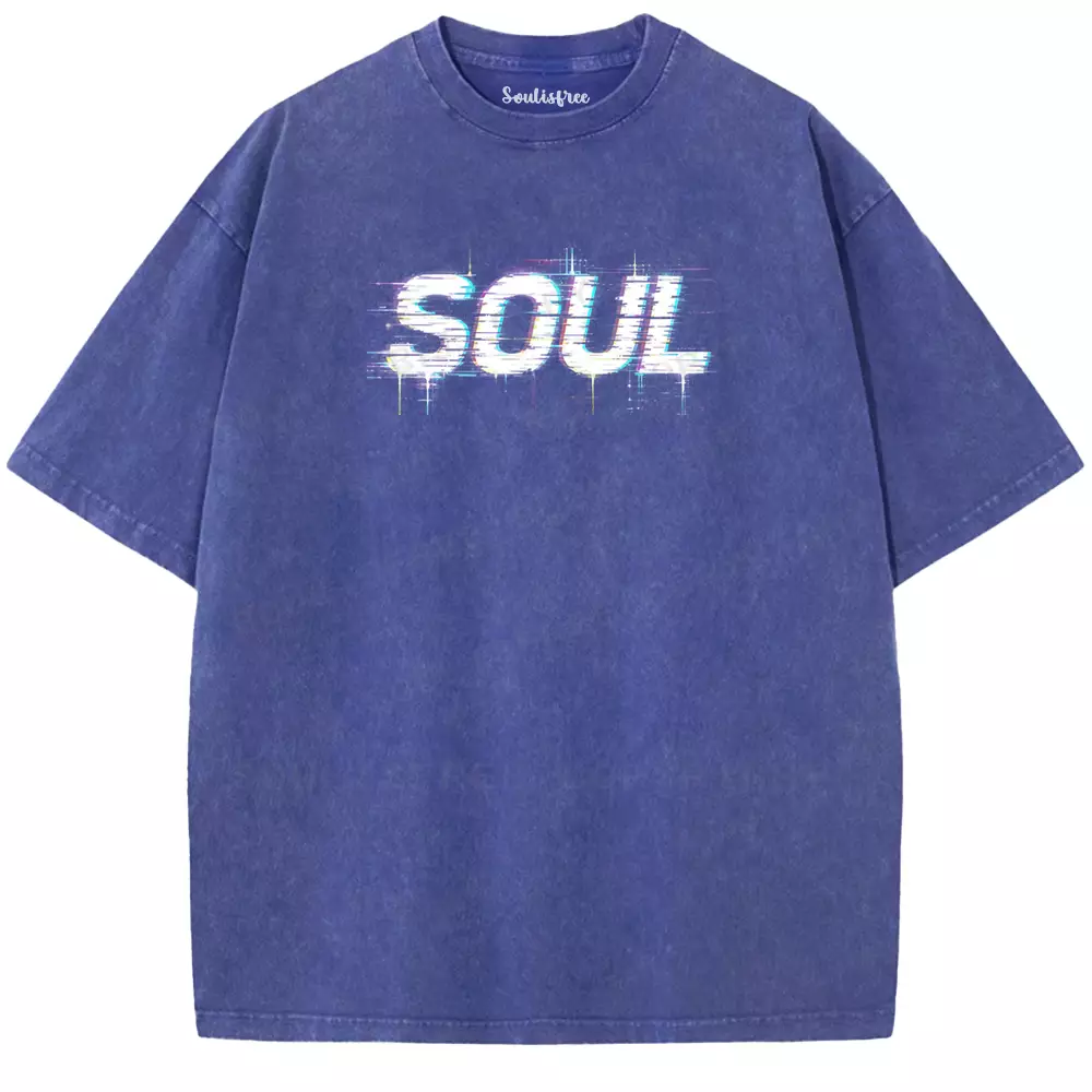 Soulisfree  VOID SOUL Washed Tee