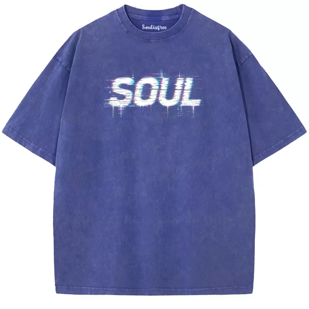 Soulisfree  VOID SOUL Washed Tee