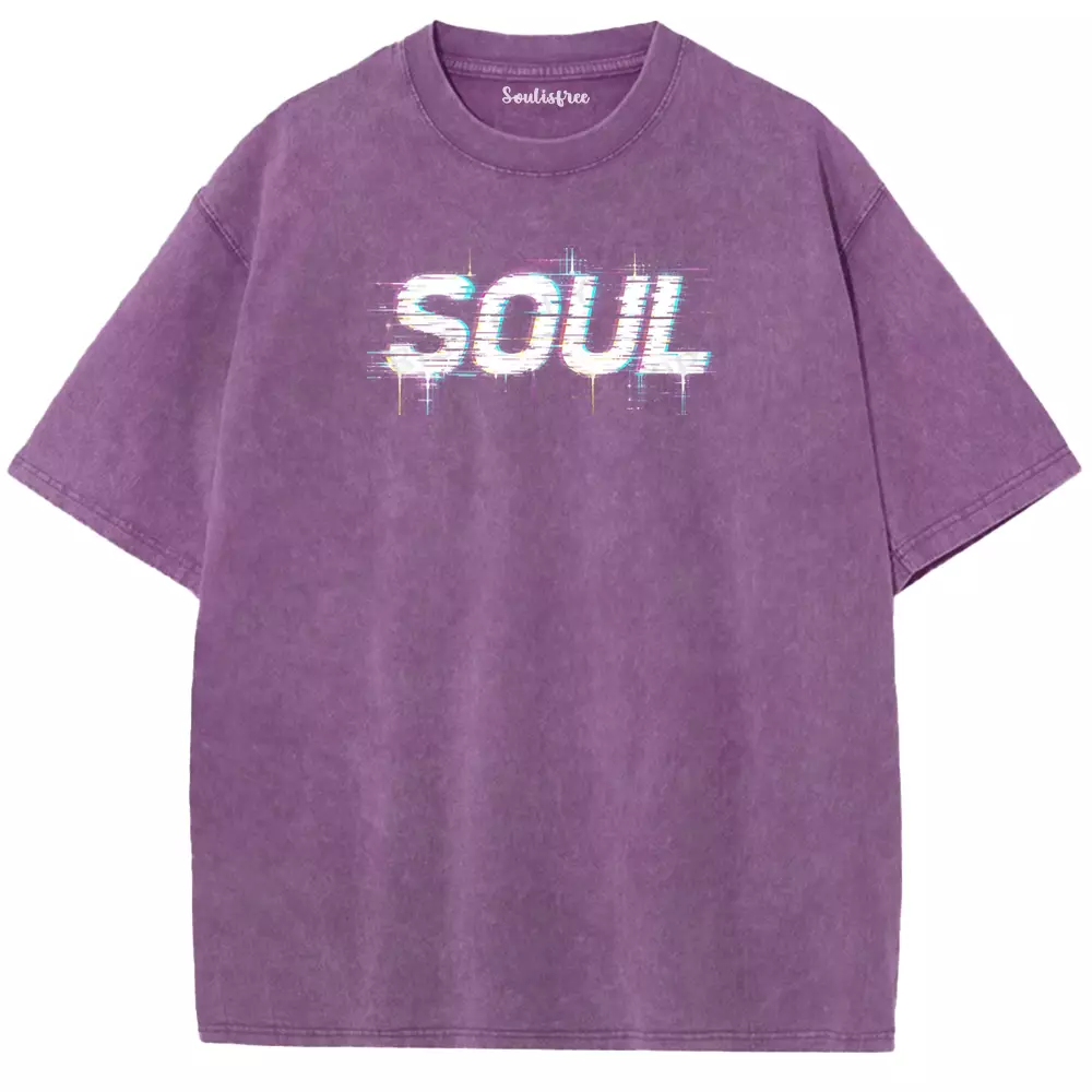 Soulisfree  VOID SOUL Washed Tee