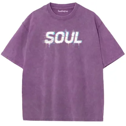 Soulisfree  VOID SOUL Washed Tee
