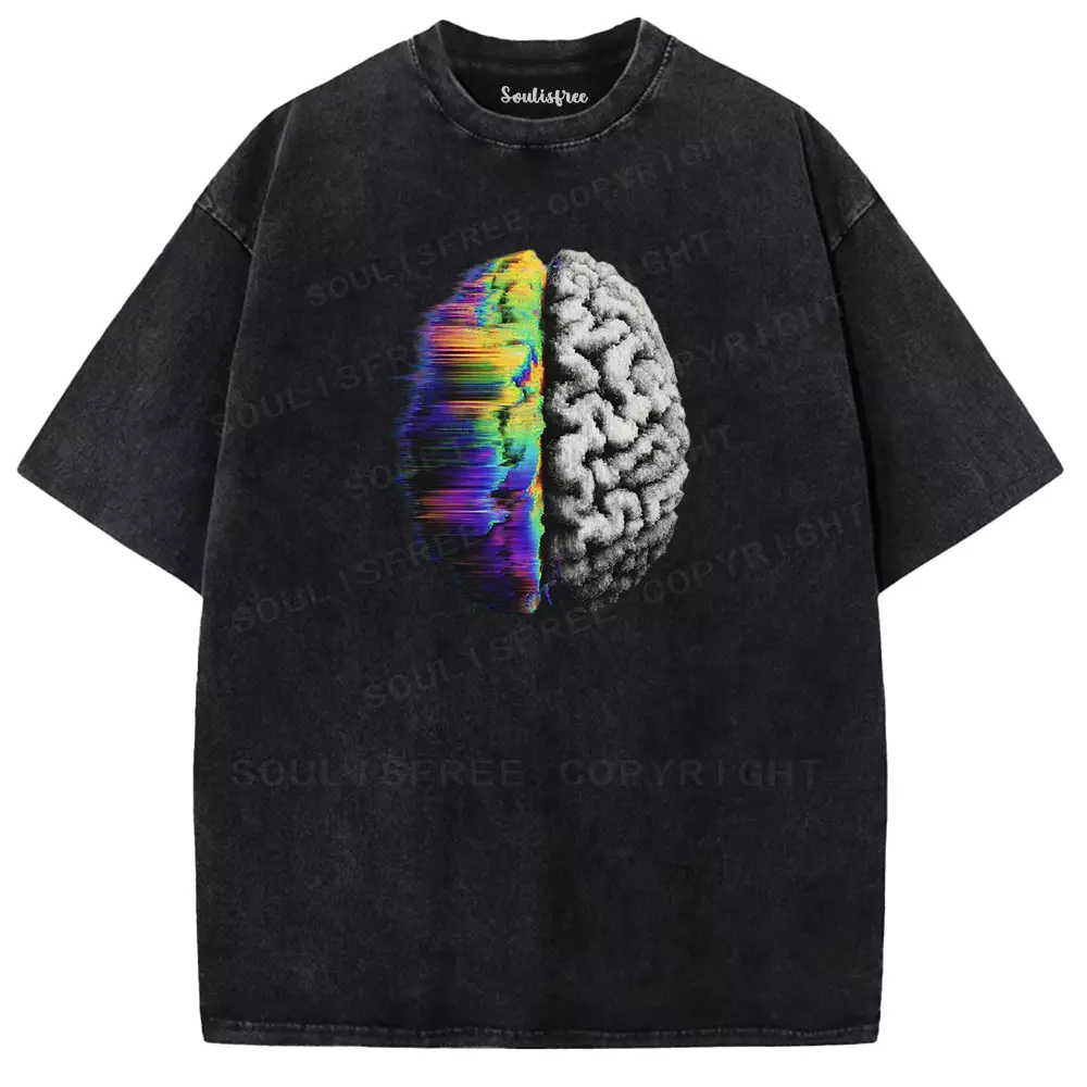 Soulisfree Logic And Chaos  Washed Tee