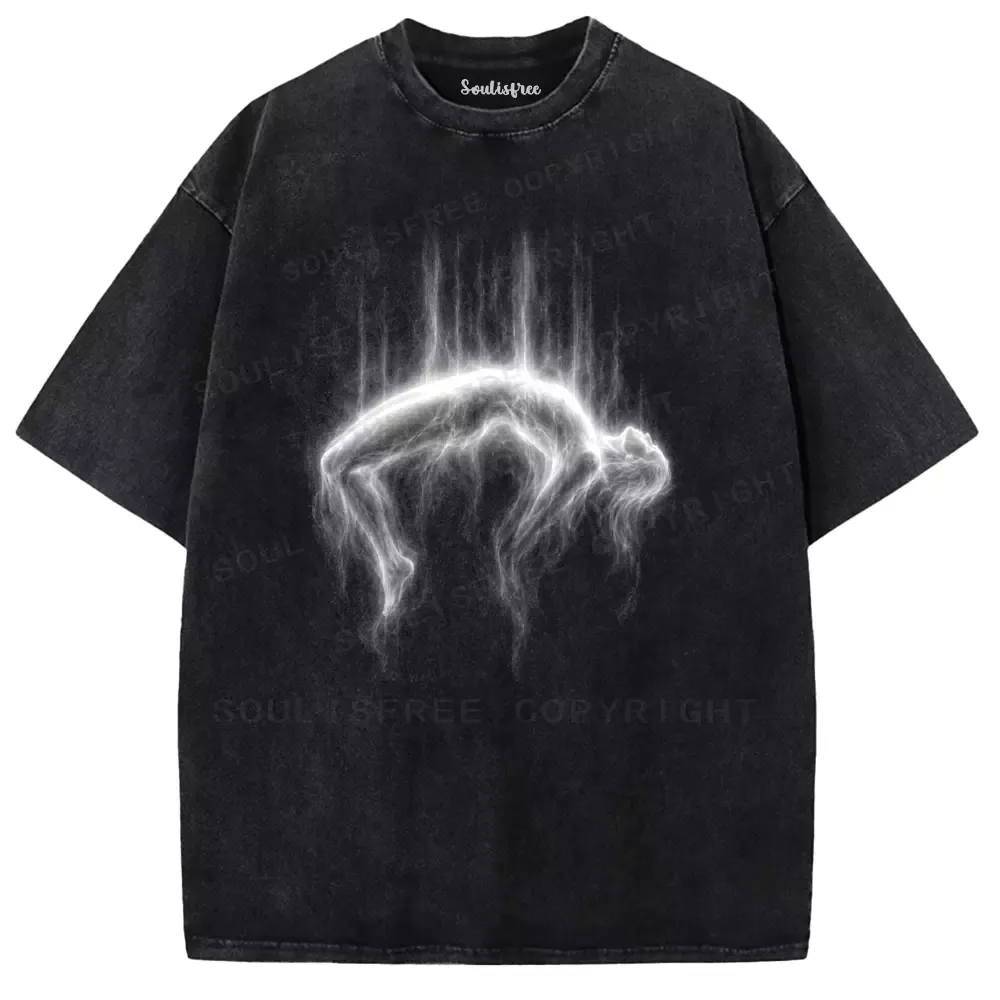 Designed Soulisfree THREADS OF SOUL Washed Tee