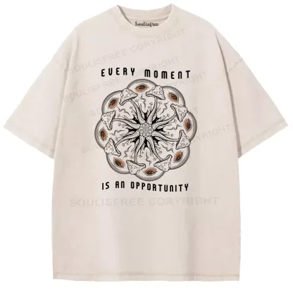 EVERY IS AN OPPORTUNITY  Washed T-shirt
