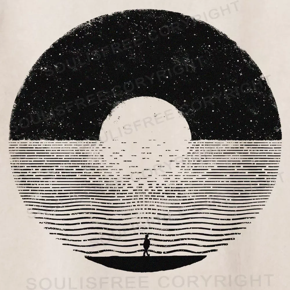 The Horizon Within Washed Space T-shirt