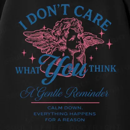 I DON’T CARE WHAT YOU THINK Fleece Hoodie Set