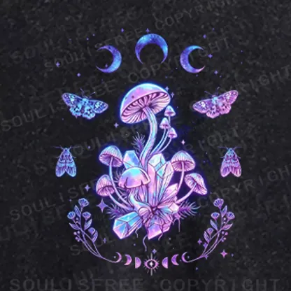 Soulisfree Lunar Fungi Raglan Crop Tee