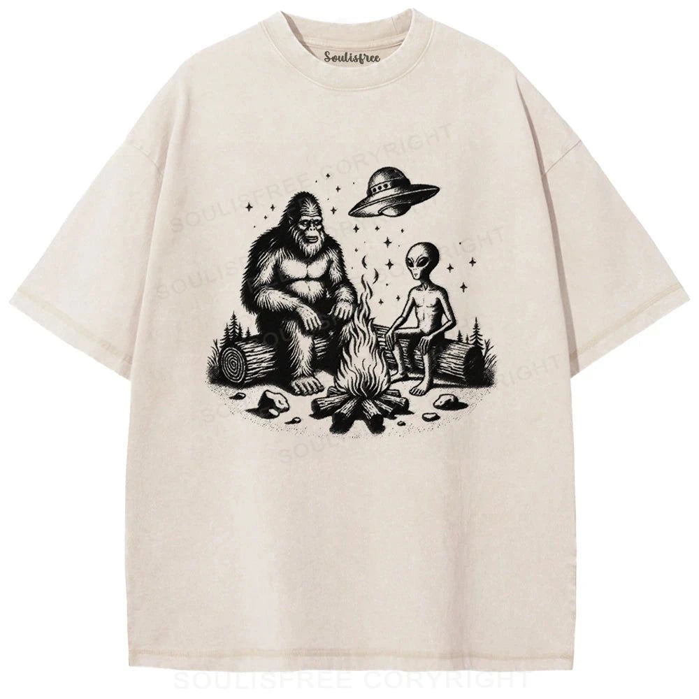 Wilderness Shadow Washed Bigfoot T-shirt