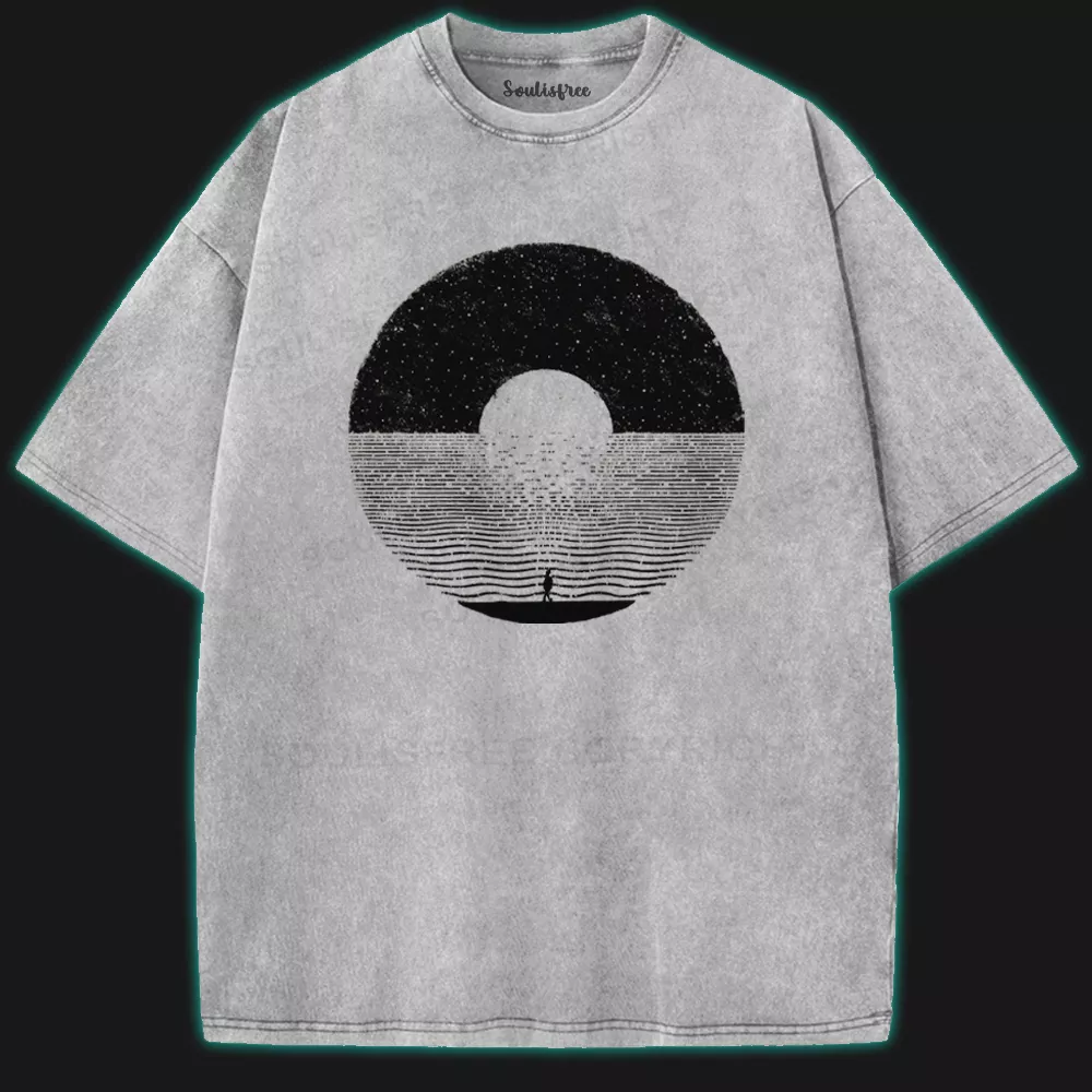 The Horizon Within Washed Space T-shirt