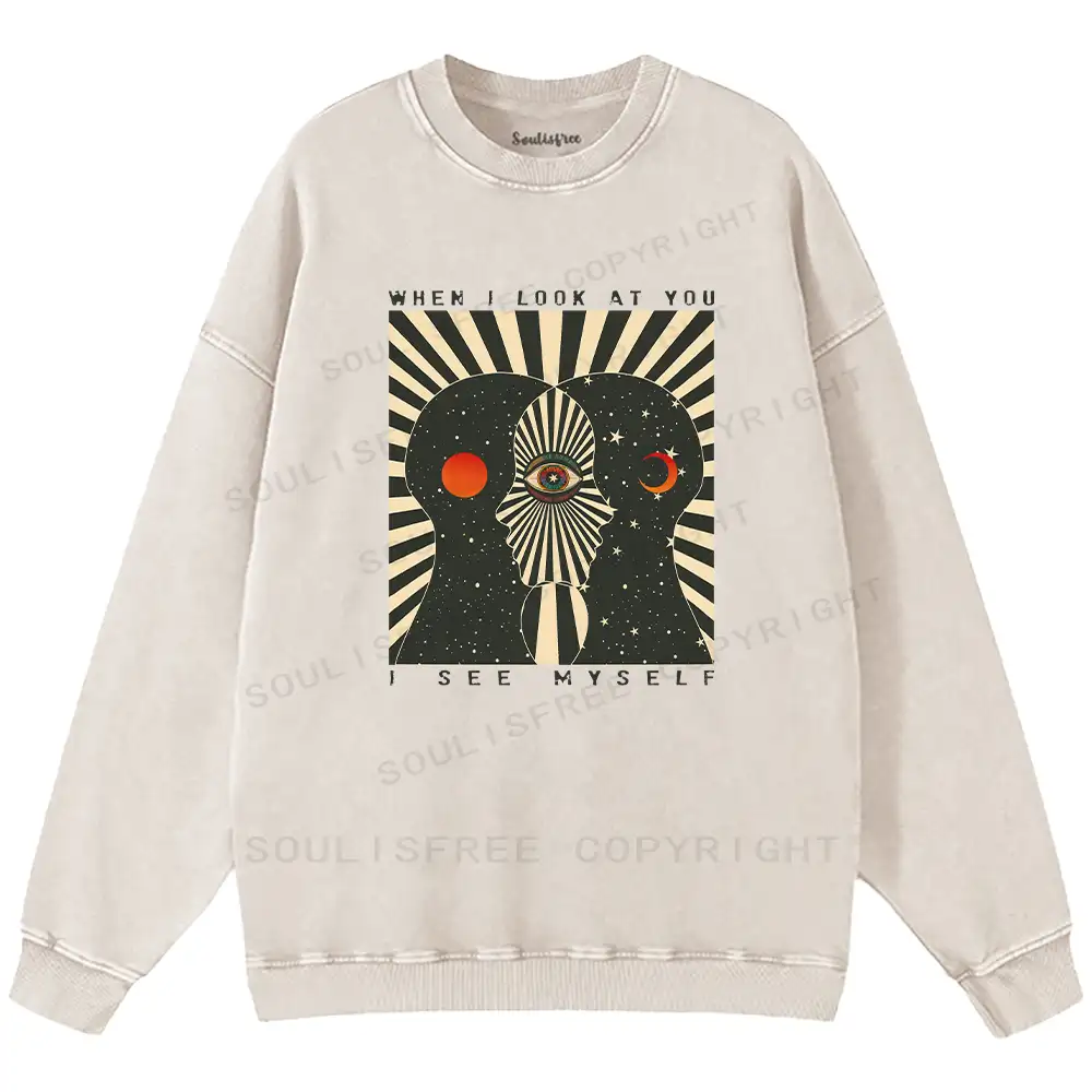 We Are Mirrors Washed Sweatshirts