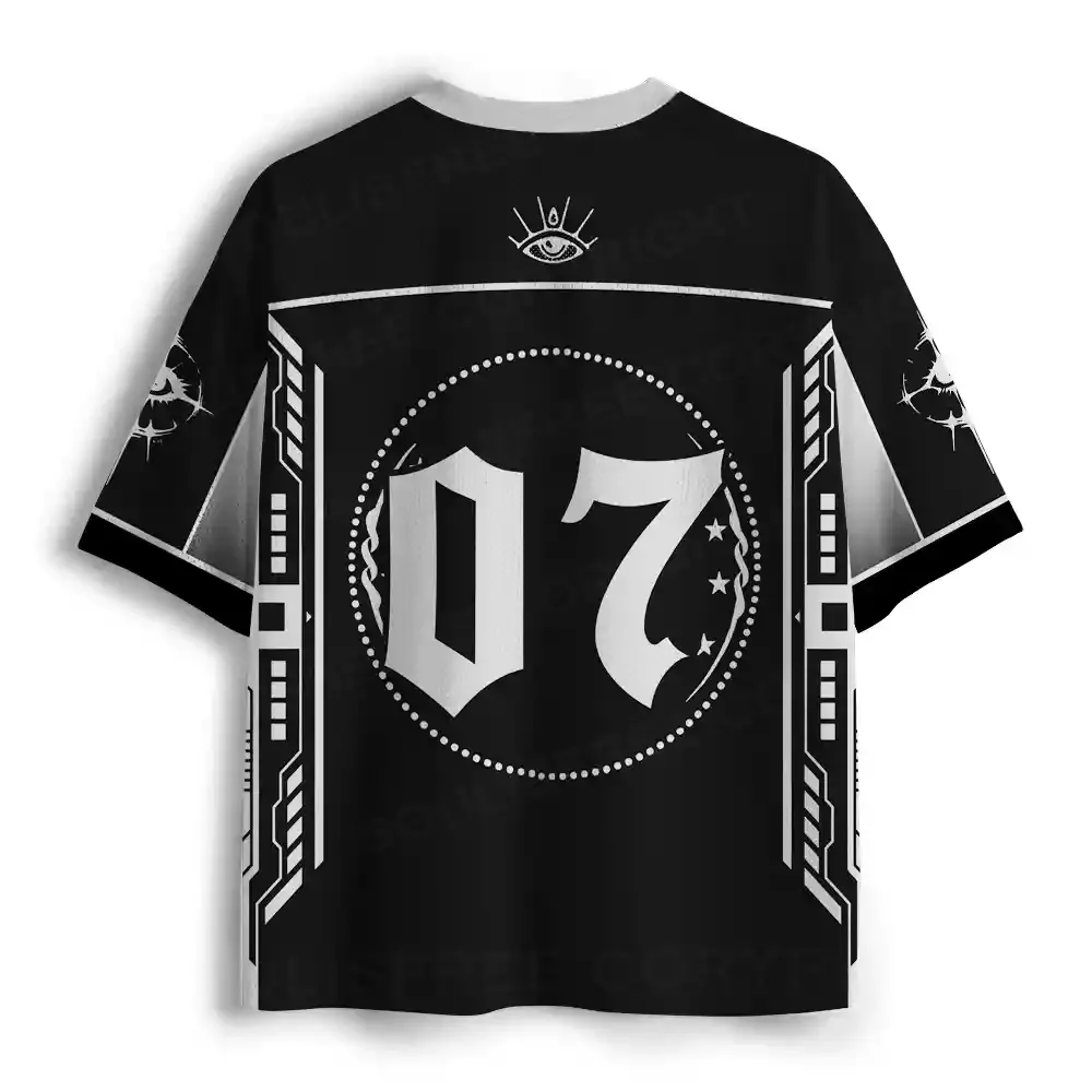 Ethereal Dark Philosophical Mesh Jersey