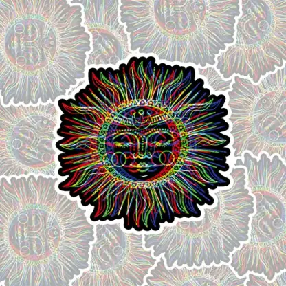 Vibes of the Sun 1PCS Stickers