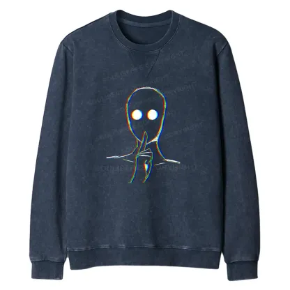 Reminder Of Strangers Regular Fit Washed Sweatshirt