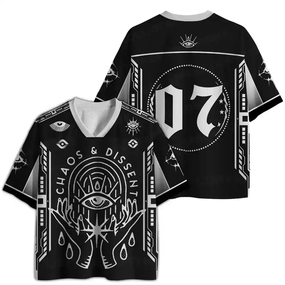 Ethereal Dark Philosophical Mesh Jersey