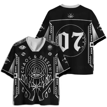 Ethereal Dark Philosophical Mesh Jersey