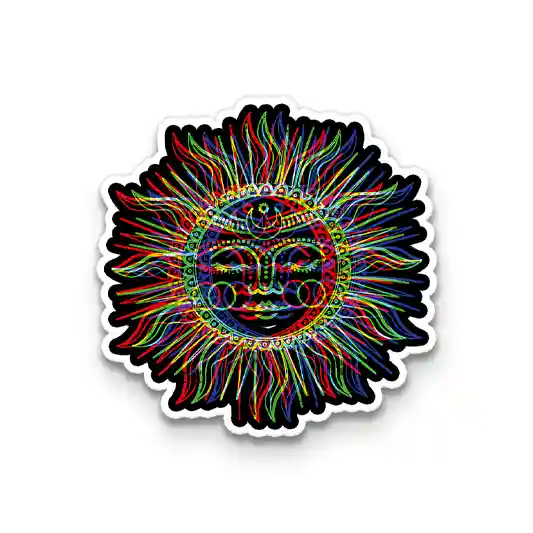 Vibes of the Sun 1PCS Stickers