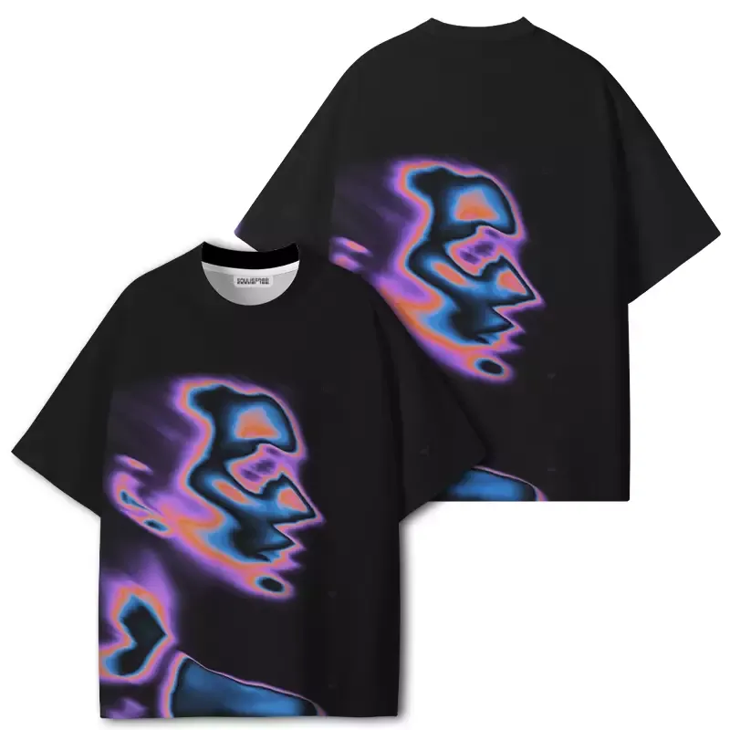 Soulisfree BETWEEN THE LIGHTS ECO‑PERF Graphic Tee