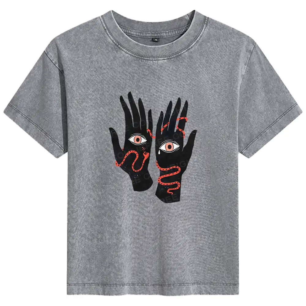The Eyes Will Not Deceive You Basic Washed T-shirt