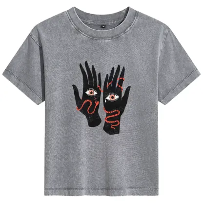 The Eyes Will Not Deceive You Basic Washed T-shirt