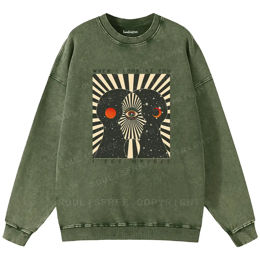 We Are Mirrors Washed Sweatshirts