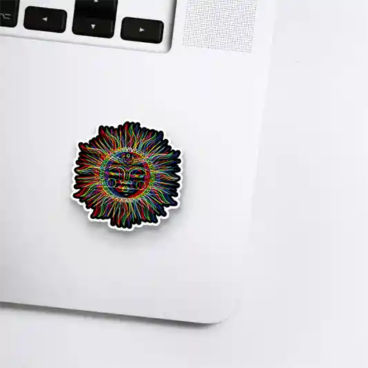 Vibes of the Sun 1PCS Stickers