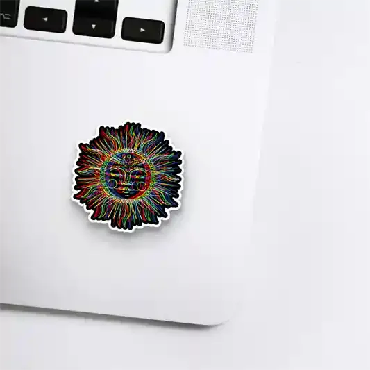 Vibes of the Sun 1PCS Stickers