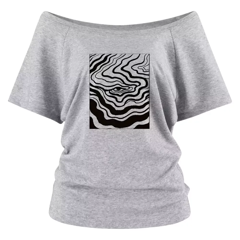 You can change your mind at any given moment Off Shoulder Top