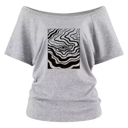 You can change your mind at any given moment Off Shoulder Top