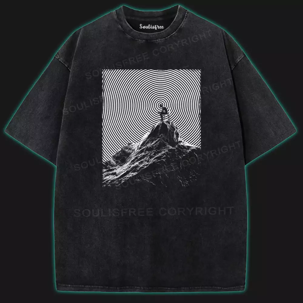 Explore the Infinite Mind Washed Space T-shirt