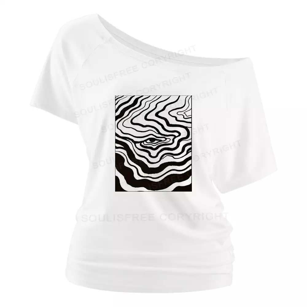 You can change your mind at any given moment Off Shoulder Top