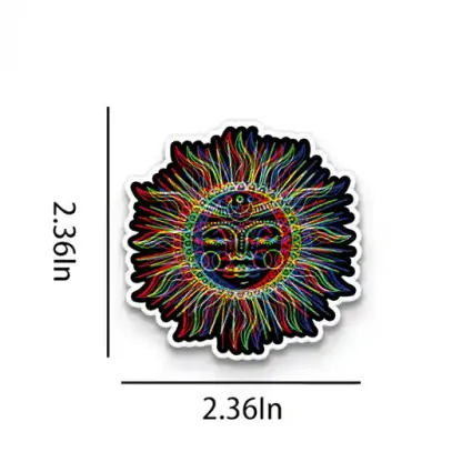 Vibes of the Sun 1PCS Stickers
