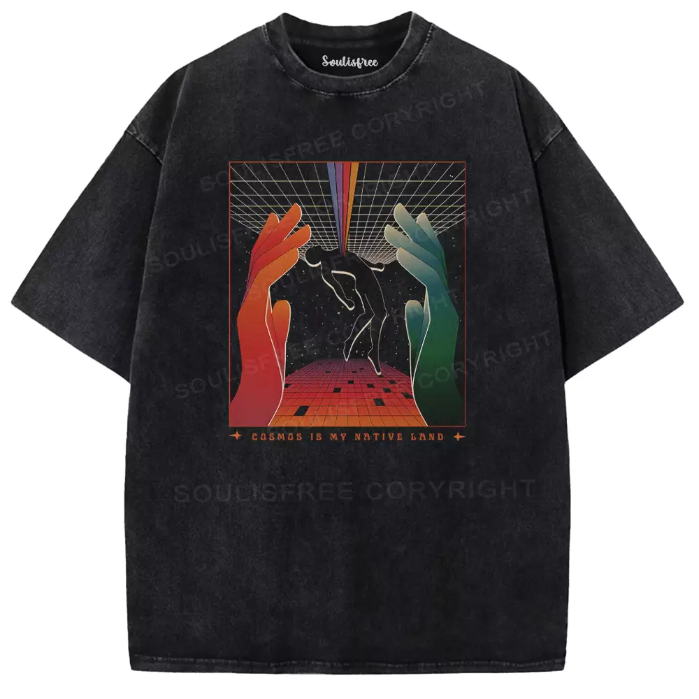 Cosmos is my Native Land Washed T-shirt