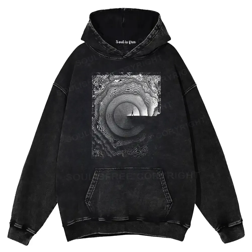 Designed Breaking Rejection Washed Hoodie