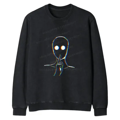 Reminder Of Strangers Regular Fit Washed Sweatshirt