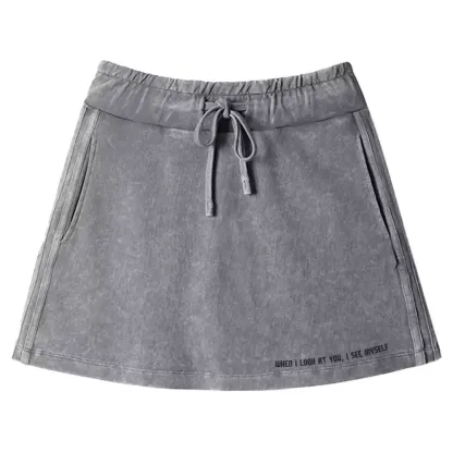 Reflections of the Soul 1 Washed A-line Mini Skirt