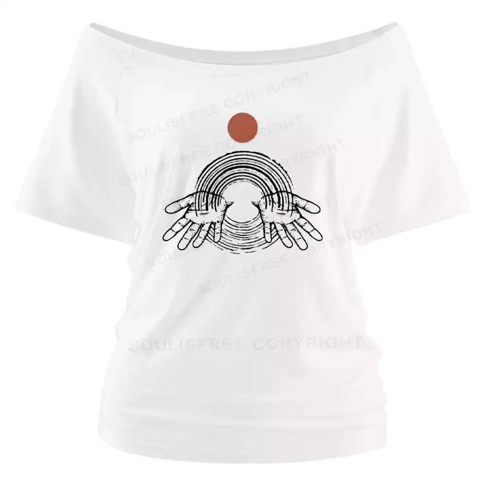 Designed Hands of Creation Off Shoulder Top