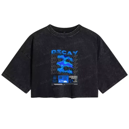 DECAY Washed Crop T-shirt