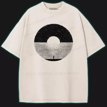 The Horizon Within Washed Space T-shirt