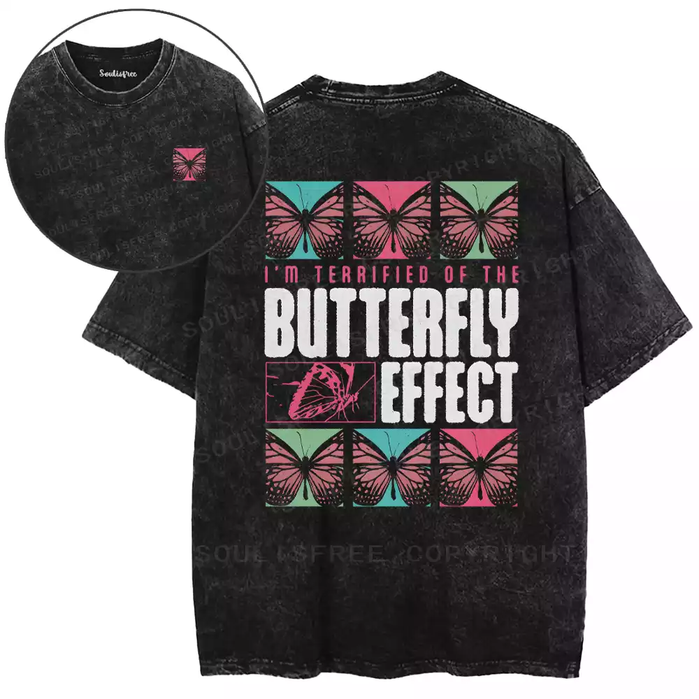 Butterfly Effect Dread Washed T-shirt