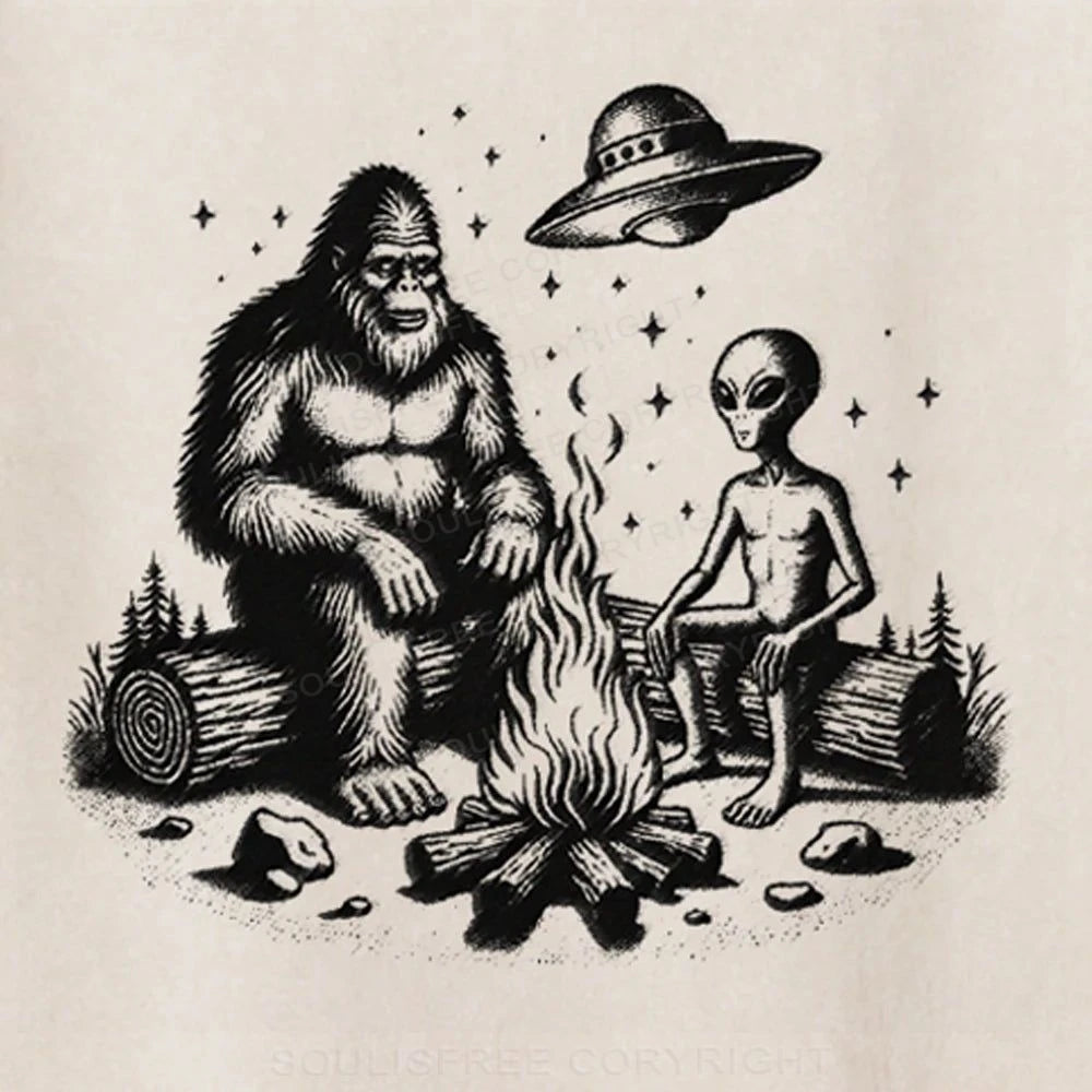 Wilderness Shadow Washed Bigfoot T-shirt