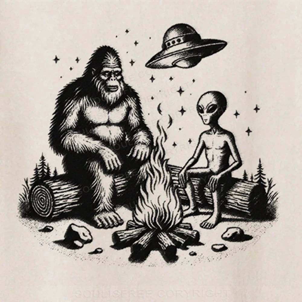 Wilderness Shadow Washed Bigfoot T-shirt