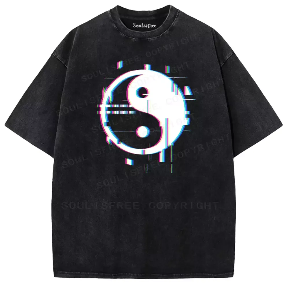 Designed Soulisfree Neon Dualism Washed Tee