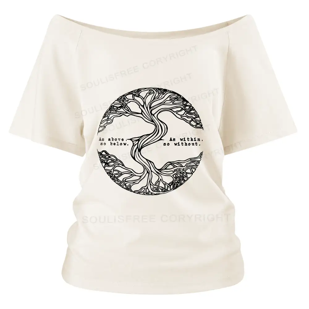 As Above As Within Bo Below Bo Without  Off Shoulder To