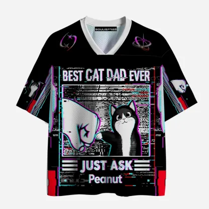 Soulisfree BEST CAT DAD EVER Mesh Jersey