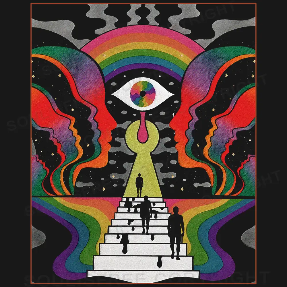 Step Into the Mind Off Shoulder Top