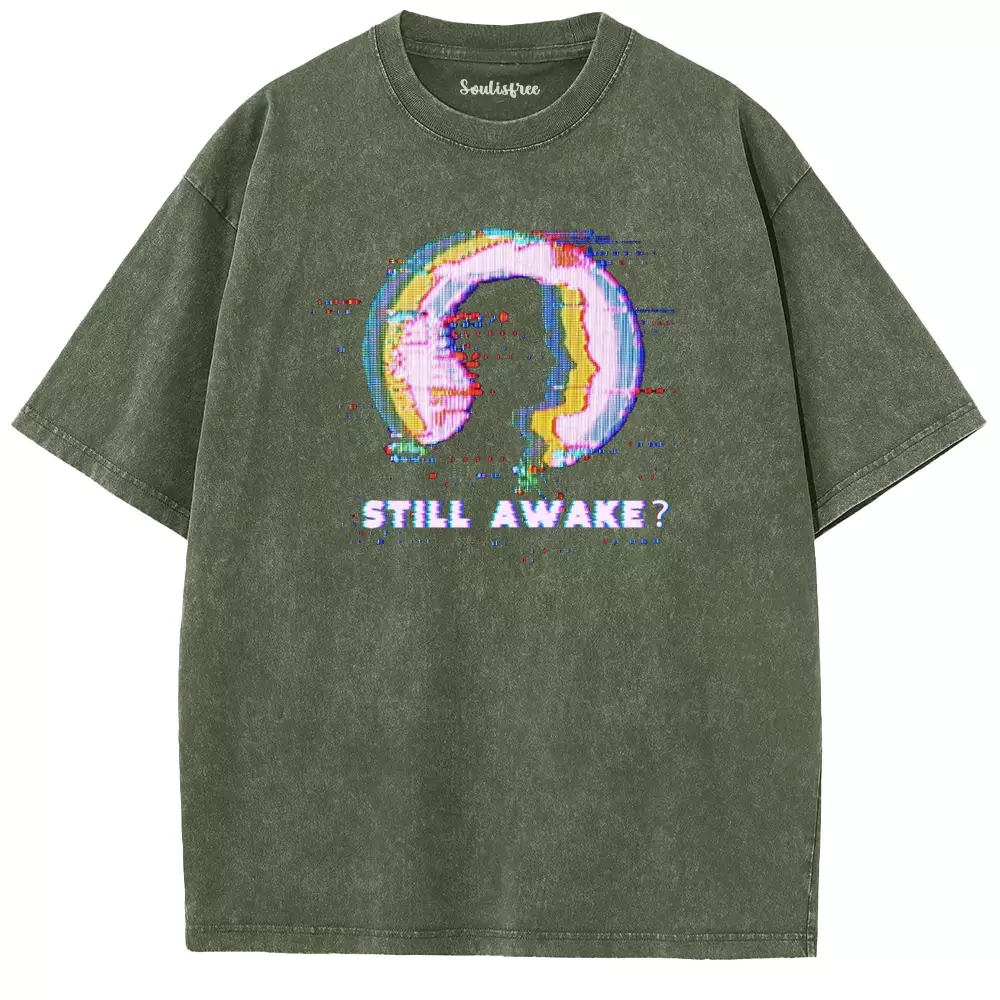 Soulisfree  Mind Trapped Awake Washed Tee